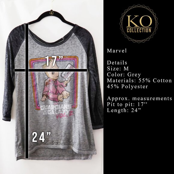 SOLD | Marvel Guardians Of The Galaxy Groot TShirt - Picture 8 of 8